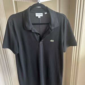 Lacoste Men's Black Polo Shirt (slim fit - medium)